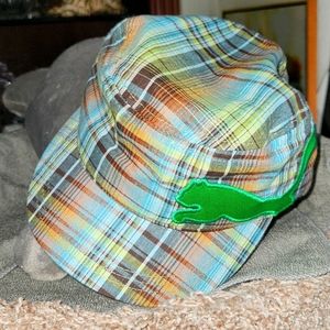 Puma Womens Plaid Unique Cap! Awesome Color Sequence!